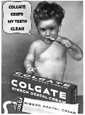 Colgate reclame met baby
